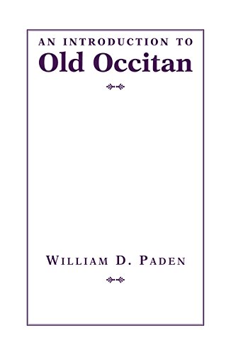 An introduction to Old Occitan Cover
