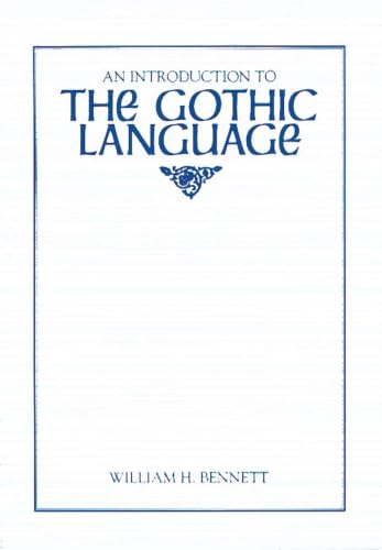 An introduction to the Gothic language Cover