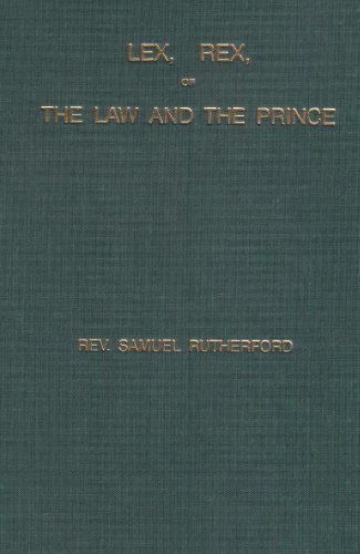 Lex, Rex, or the Law and the Prince Cover