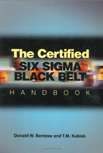 The Certified Six Sigma Black Belt Handbook Cover