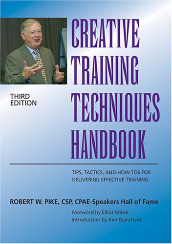 Creative training techniques handbook Cover