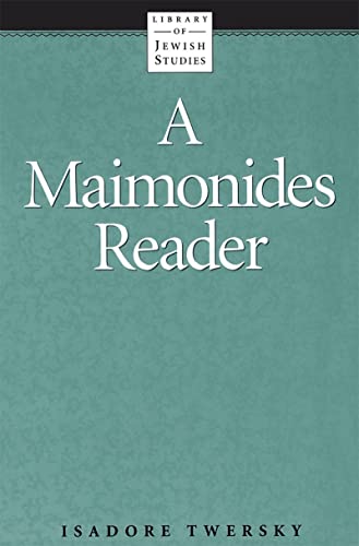 Maimonides Reader Cover