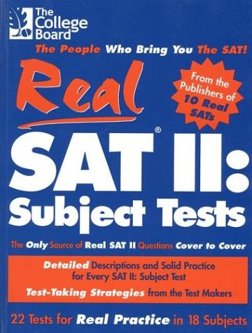 Real SAT II: Subject Tests: 2nd Edition (Real SAT II: Subject Tests) Cover