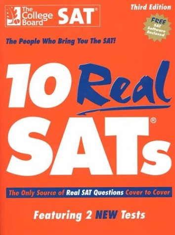 10 real SATs. Cover