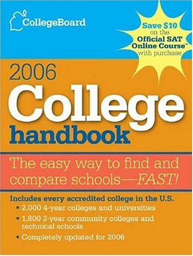 The College Board College Handbook 2006 Cover