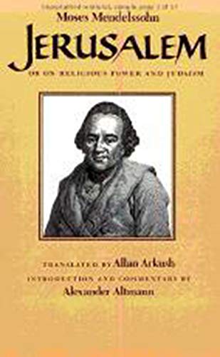 Jerusalem, or, On religious power and Judaism Cover