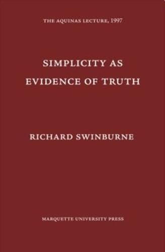 Simplicity as evidence of truth Cover