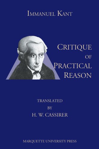 Critique of practical reason Cover