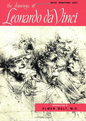 The Drawings of Leonardo Da Vinci (Master Draughtsman Series) Cover