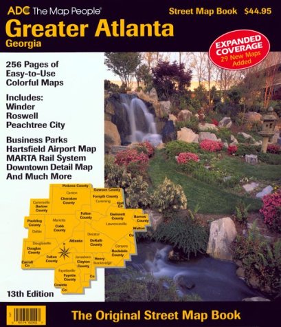 Greater Atlanta, Georgia Street Map Book Cover