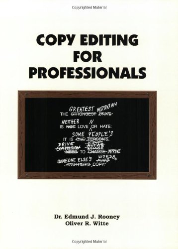 Copy Editing for Professionals Cover