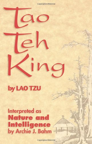 Tao teh king Cover
