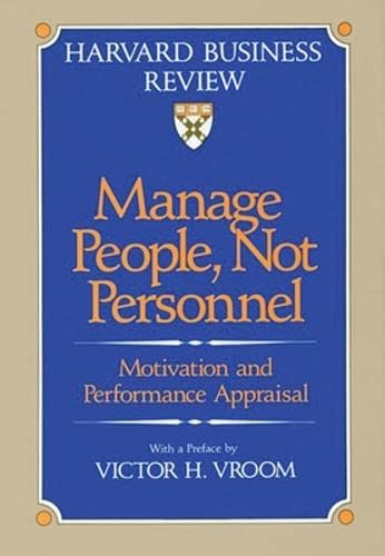 Manage people, not personnel Cover