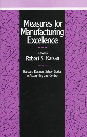 Measures for manufacturing excellence Cover