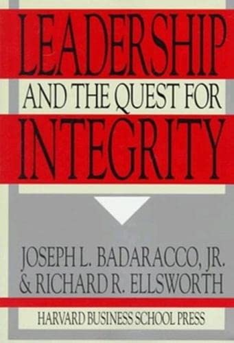Leadership and the Quest for Integrity Cover