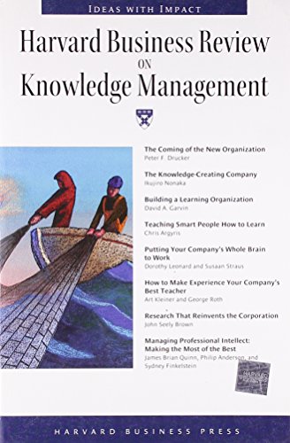 Harvard business review on knowledge management. Cover