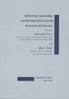 Effective Teaching in Higher Education Cover