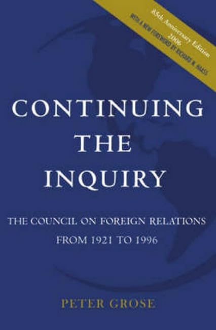 Continuing the inquiry Cover