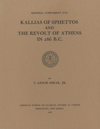 Kallias of Sphettos and the revolt of Athens in 286 B.C. Cover
