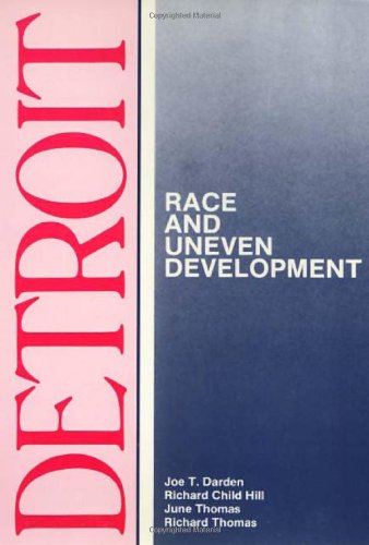 Detroit, race and uneven development Cover