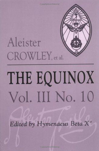 The Equinox: The Review of Scientific Illuminism  Cover