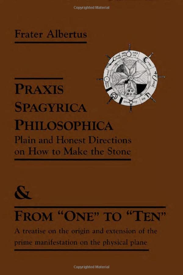 Praxis spagyrica philosophica Cover