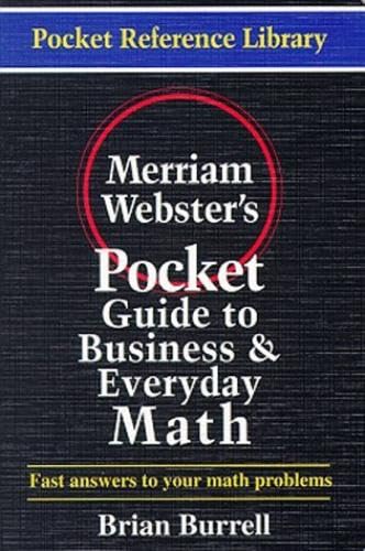 Merriam-Webster's pocket guide to business and everyday math Cover