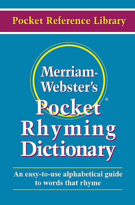 Merriam-Webster's pocket rhyming dictionary. Cover