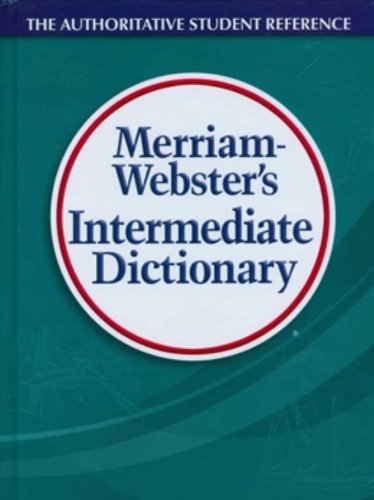 Merriam-Webster's intermediate dictionary. Cover