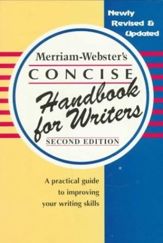 Merriam-Webster's concise handbook for writers. Cover