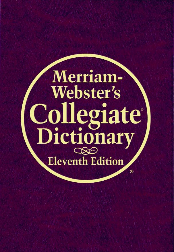Merriam-Webster's collegiate dictionary. Cover