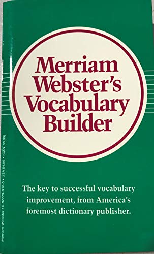 Merriam-Webster's vocabulary builder Cover