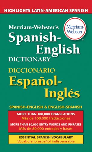 Merriam-Webster's Spanish-English dictionary. Cover