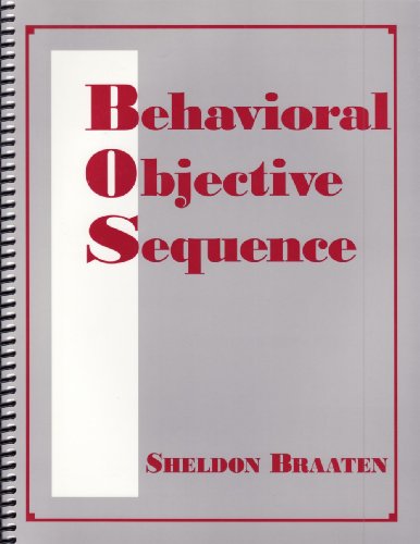 Behavioral Objective Sequence Cover
