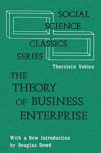 The theory of business enterprise Cover