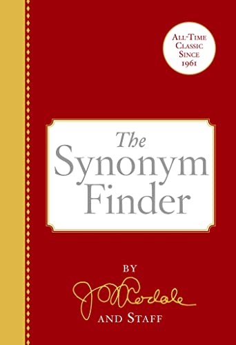 The synonym finder Cover