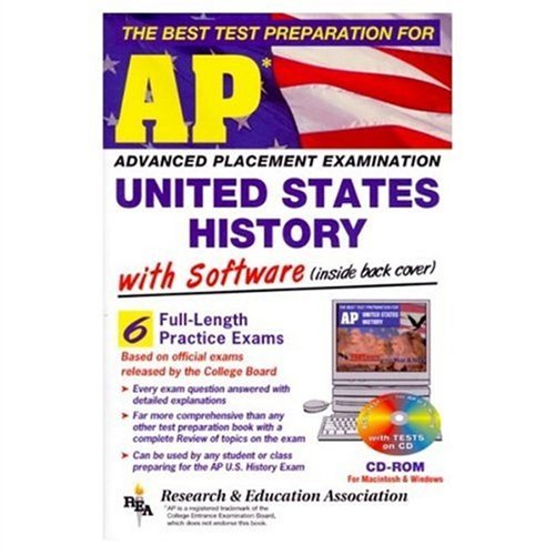 The best test preparation for the advanced placement examination, United States history with CD-ROM for both Windows & Macintosh Cover