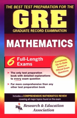 GRE, mathematics test Cover