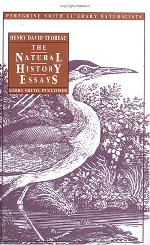 The Natural history essays Cover