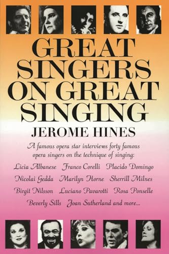Great singers on great singing Cover