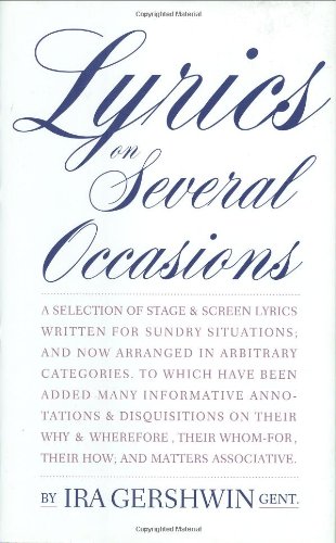 Lyrics on Several Occasions Cover