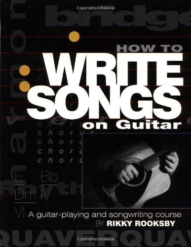 How to write songs on guitar Cover