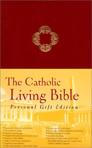 The Catholic Living Bible/Personal Gift, Red Leatherette Cover