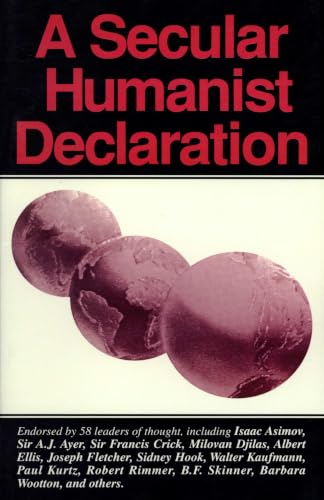 A secular humanist declaration Cover