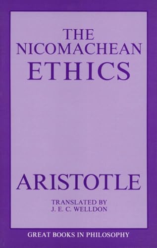 The Nicomachean Ethics (Great Books in Philosophy) Cover