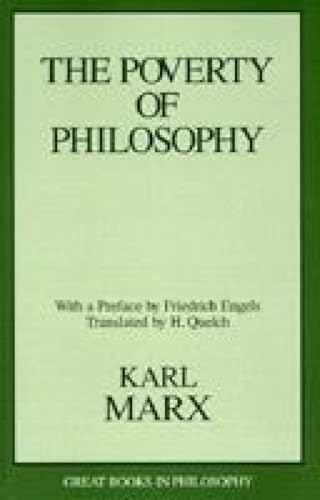 The poverty of philosophy Cover