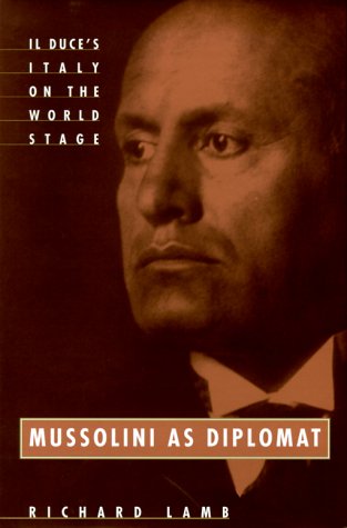 Mussolini as diplomat Cover
