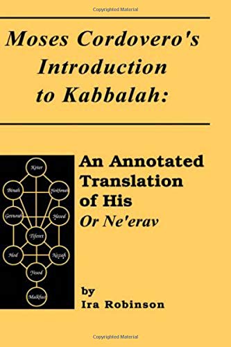 Moses Cordovero's introduction to Kabbalah Cover