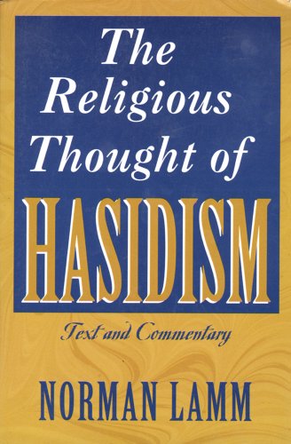 The Religious Thought of Hasidism Cover