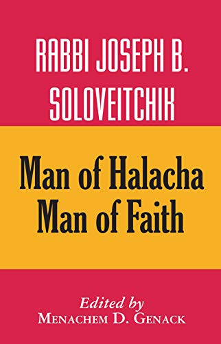 Rabbi Joseph B. Soloveitchik Cover